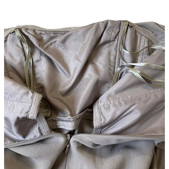 BCBG Maxazria Runway Gray Fei Fei Tube Mini Dress Women's Size 0 | 34-4 - Picture 4 of 8